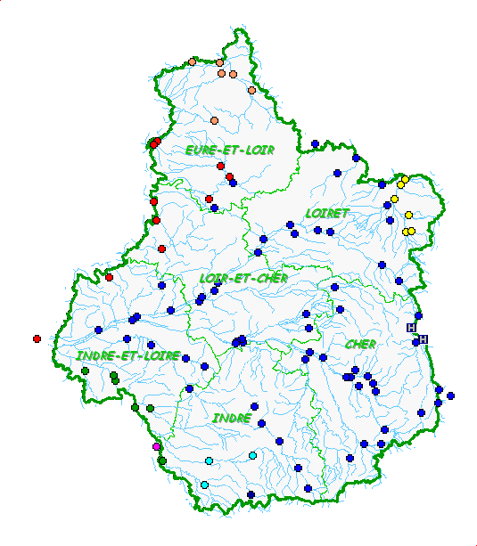 region centre carte